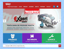 Tablet Screenshot of expert-tools.ro